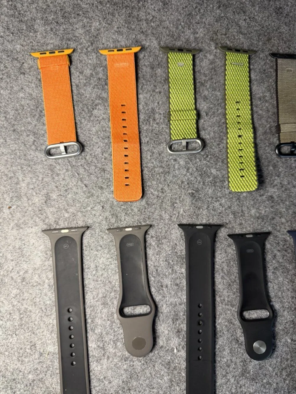 Apple Watch Band Lot of 7 Pairs Mixed Styles and Colors